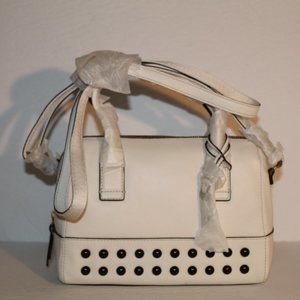 FOSSIL JORI SMALL SATCEL ALL LEATHER  COCONUT COLOR WITH DETACHABLE STRAP  NWT